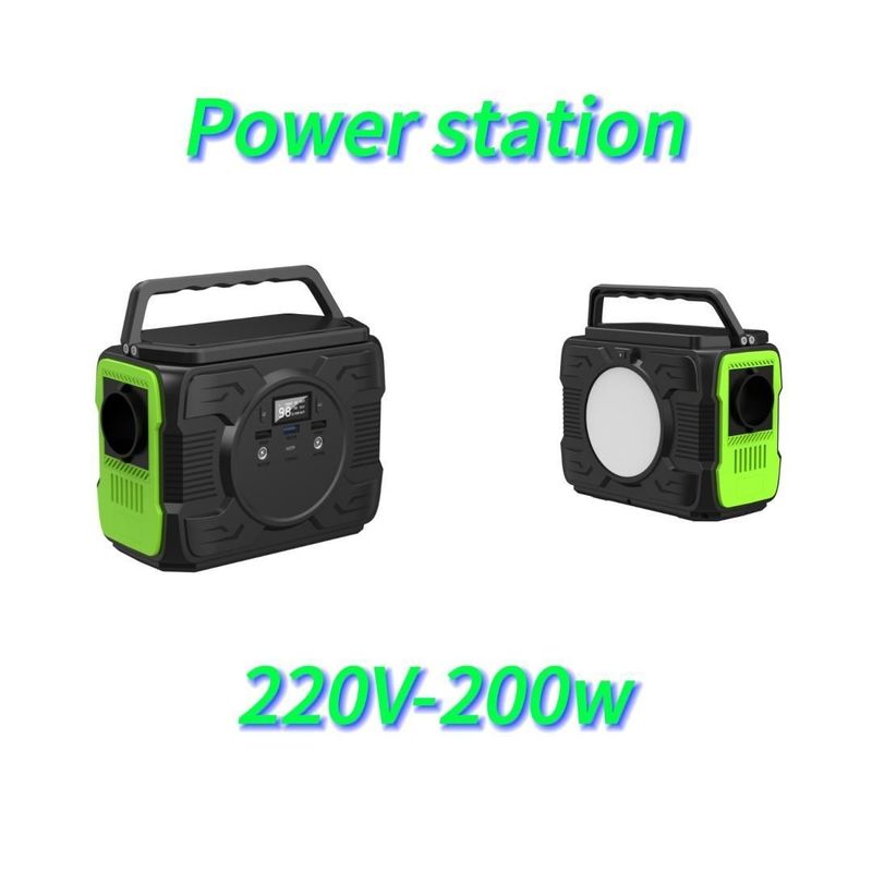 200W AC 소켓 태양 발전기 가전제품 및 비상 상황
