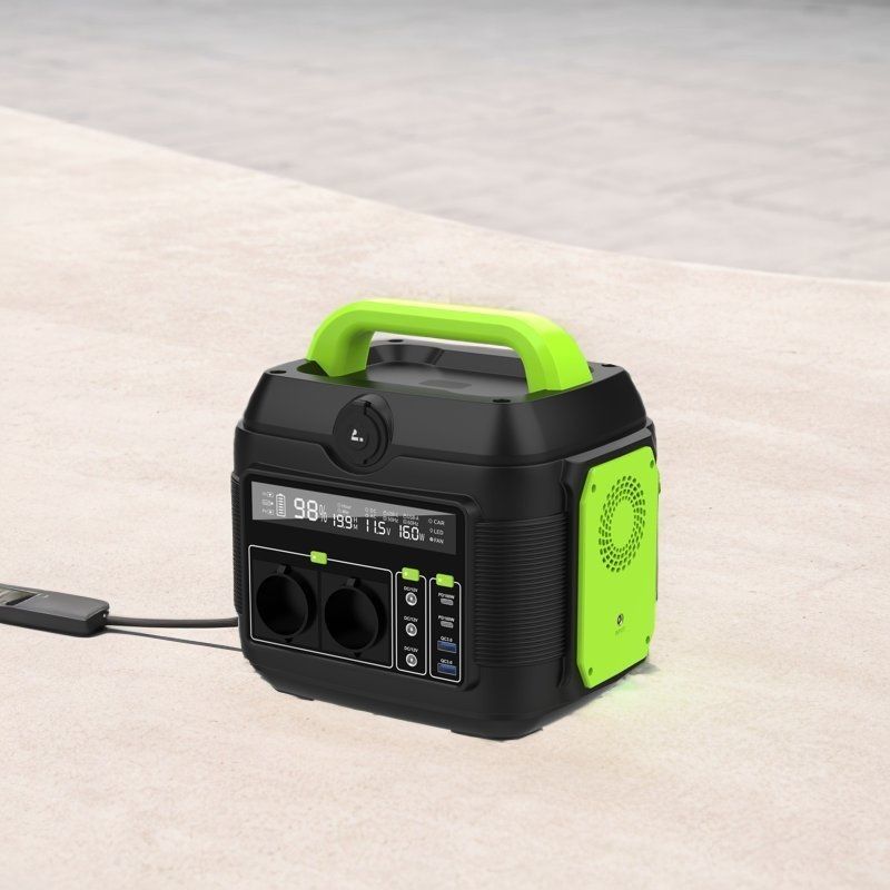 600W 미니 UPS 휴대용 발전기 220V EU AC 소켓 비상 전원 공급