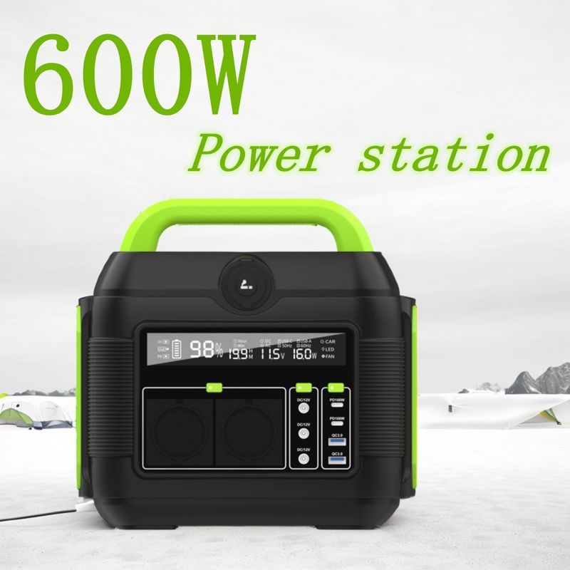 휴대용 발전소 리?? 배터리 태양 전지 발전기 600W 300W 모두를 위한 호환