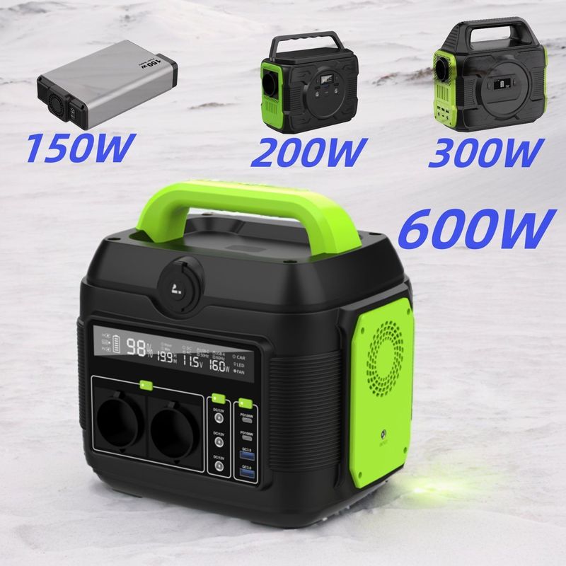 S6 600W 미니 모바일 태양광 발전소 유럽 표준 및 남아프리카공화국 소켓 타입
