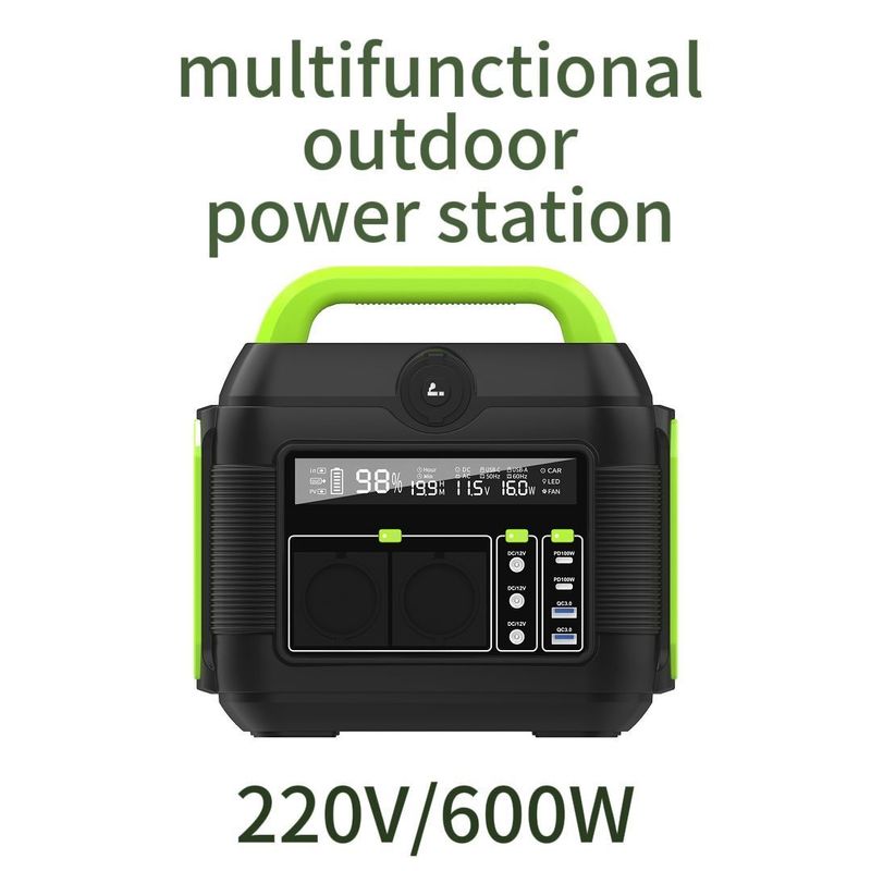 야외 애호가용 다목적 600W 휴대용 충전소 전원 은행