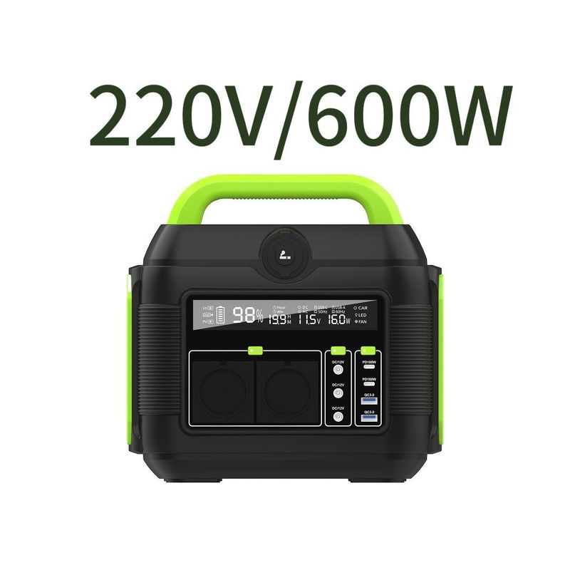 제거 가능한 배터리 600W 리?? 110V 220V 캠핑 미니 휴대용 AC 소재 전원 은행