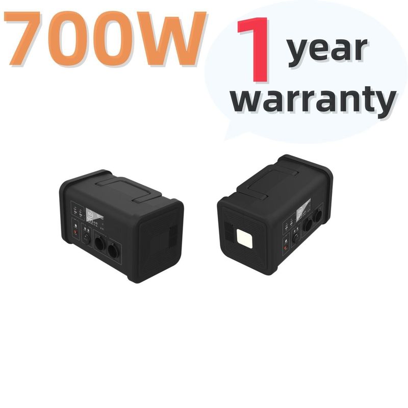 LiFePO4 휴대용 태양 전지 패널 700W 태양 전지 발전기 537.6wh C- 40 ordm 발전소