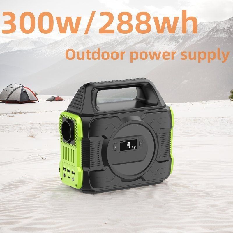 300W 태양 전지 리?? 배터리 발코니 전원 공급용 UPS 에너지 저장장