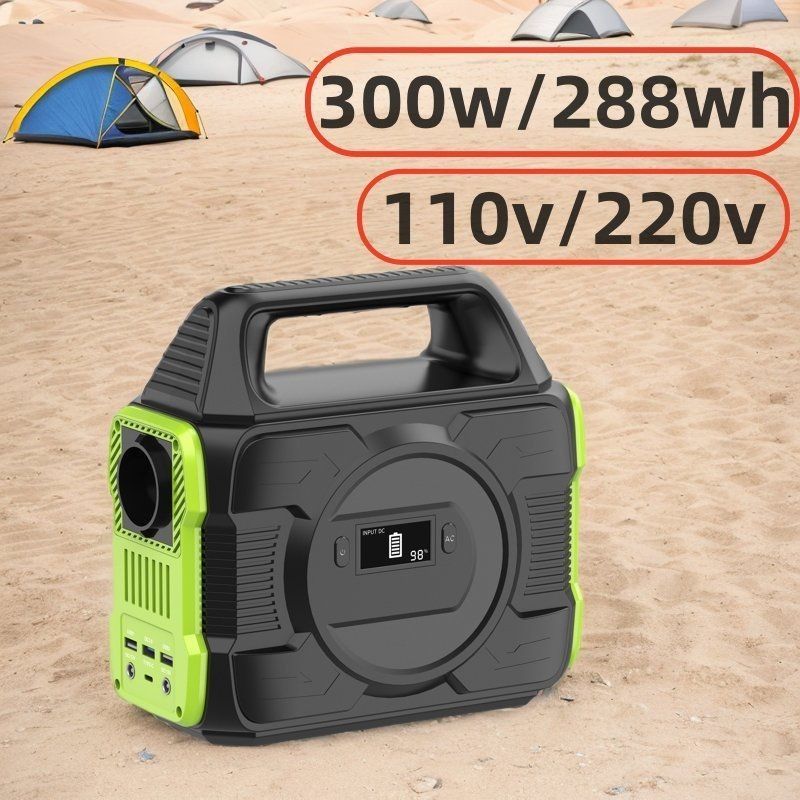 288wh 휴대용 발전소 300W 순수 시노파 인버터와 리?? 배터리