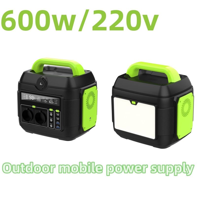 맞춤형 색상 2024 휴대용 태양 발전기 300W 600W 1200W 가정 비상용