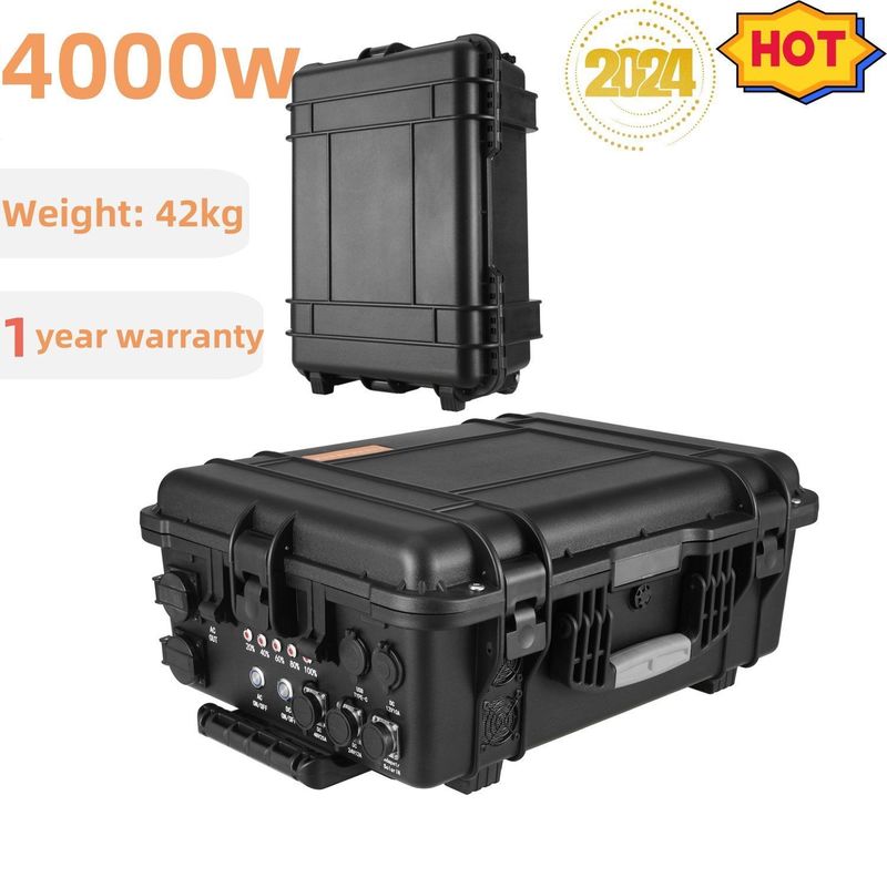 RV 및 야외용 3000W 4000W 대용량 휴대용 태양 발전기 6-7h 충전 시간