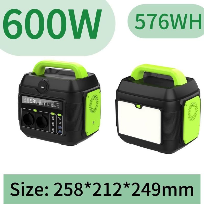 600W 태양 전지 발전기 LED 빛 사용자 정의 가능한 색상 단회로 보호 기능