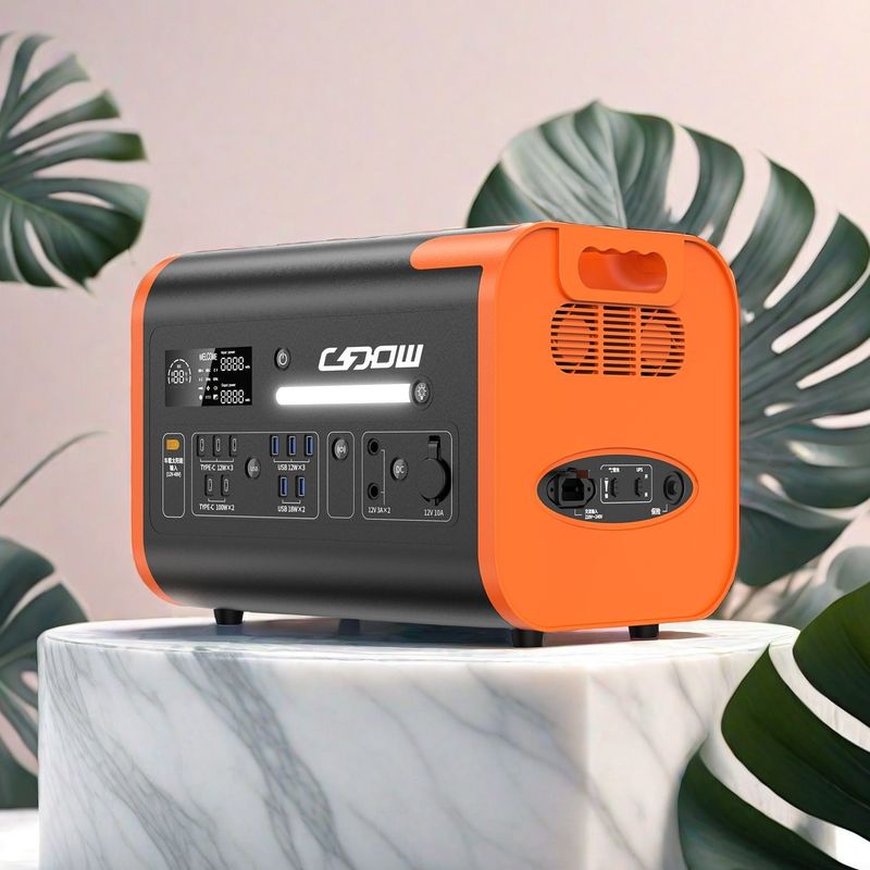 야외 캠핑 비상 에너지 저장 발전기 2200W 출력 전력 2048wh 용량