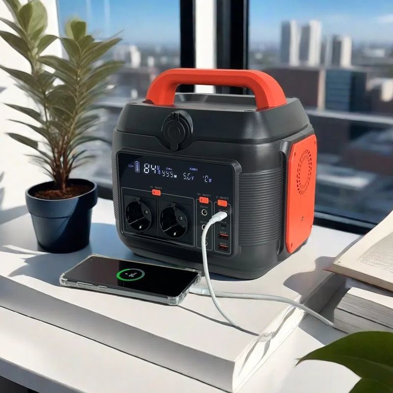 600W 가전 발전소 및 야외 캠핑용 태양 전지 발전기