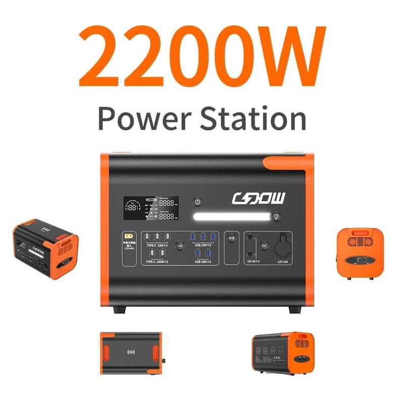 AT22 태양광 2000W 2200W 2500W 3000W 휴대용 발전기 발전소