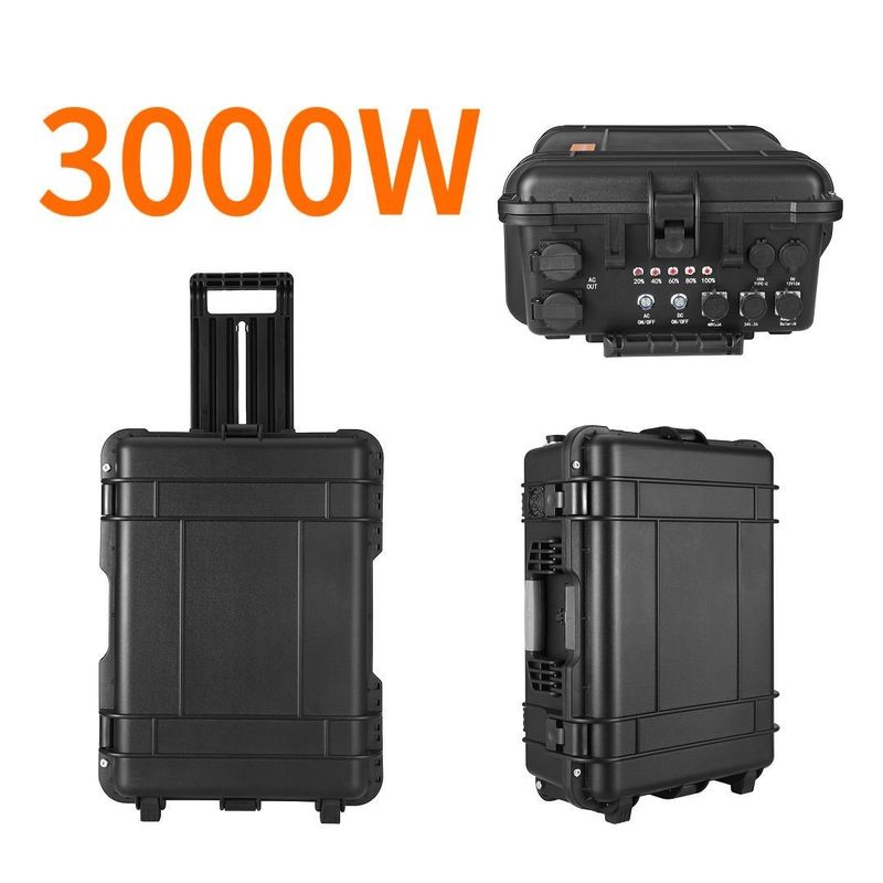LT-30 대용량 3000wh 3300W LiFePO4 배터리 캠핑용 휴대용 발전소