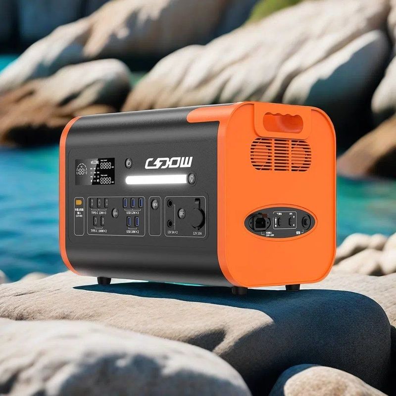 2200W 2048wh 40ah 아웃도어 어드벤처 모든 호환되는 가전용 휴대용 발전소