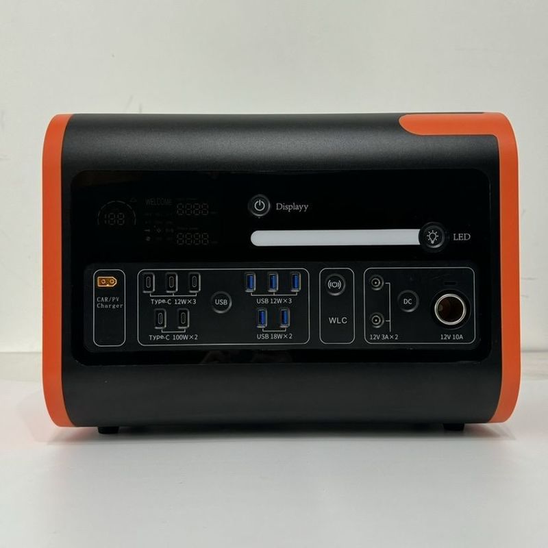 800W 태양 입력 2048wh2200wh 야외 발전소와 수명 2000 번