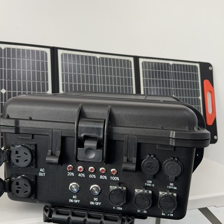 AC 순수 시노파 출력 3000W 휴대용 태양전지 야외용 리?? 발전소
