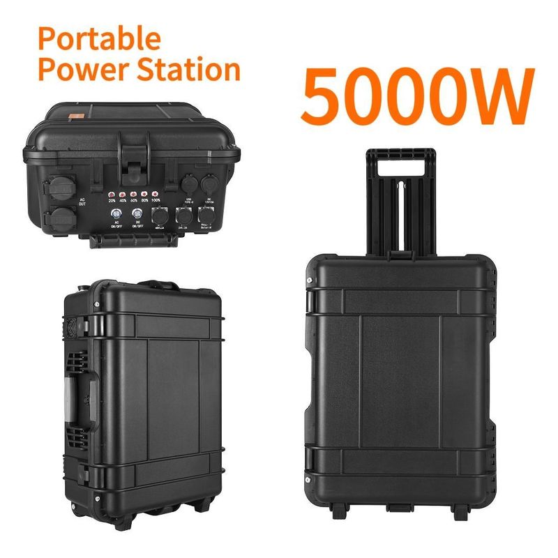 5000W 대형 전력 발전기 캠핑 리?? 휴대용 태양광 발전소 LT-50