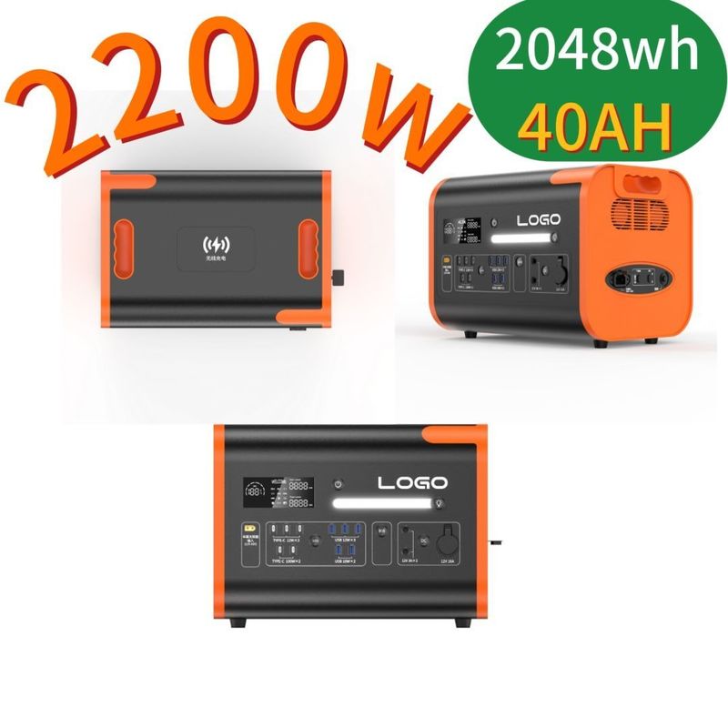 2200W-2400W 캠핑/홈 태양 전지 발전기 모든 모험에 대한 궁극적인 전력 솔루션