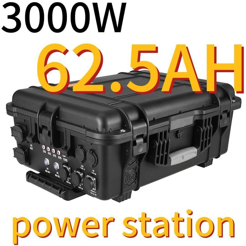 3000W62.5ah 동아시아 시장에 대 한 야외 비상 전력 휴대 전력 발전소