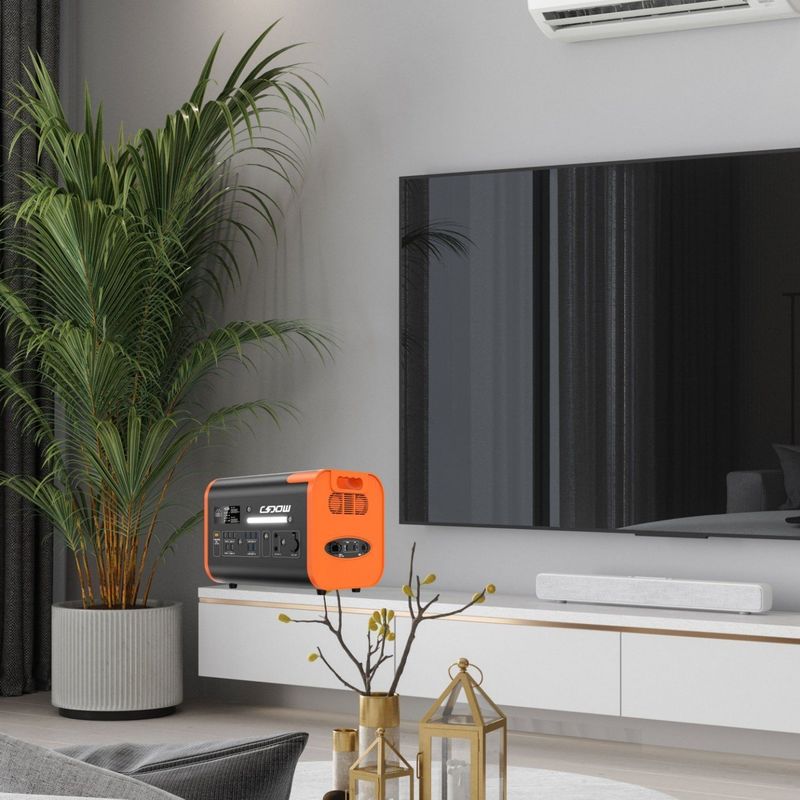 온인원 태양광 패널 비상 전력 발전소 2200W/2400W 야외용 용량