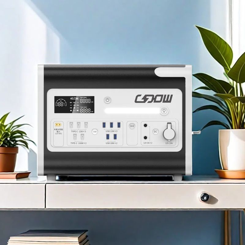 휴대용 LiFePO4 2000W 태양 전지 패널 충전 모드 UPS 재난 구호용 모바일 전원