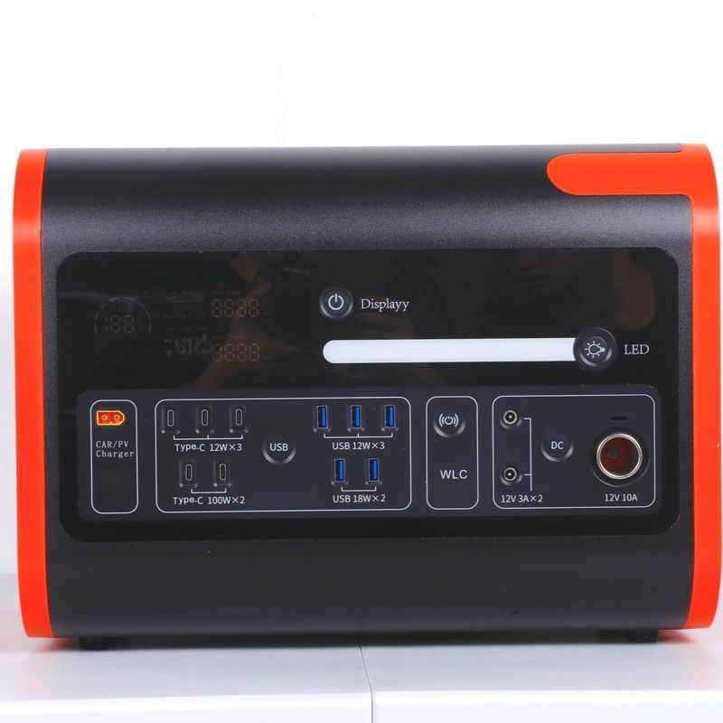 51.52V/40ah LiFePO4 배터리 야외 캠핑용 휴대용 발전소 3500W 출력