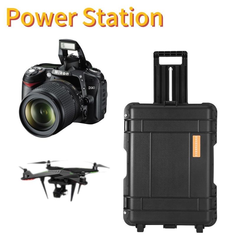 휴대용 발전소 태양광 Uav 3000W 62.5ah 긴급 발전기 6s 빠른 화재