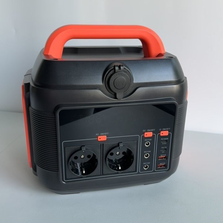 야외 비상 휴대용 전력 발전소 600W/576wh DC 출력 12-13V 10A