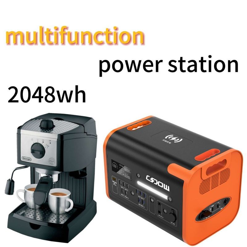 2200W/2048wh 40ah 야외 모험 휴대용 발전소