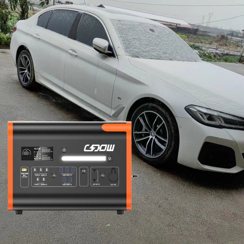 무선 충전 15W CE Un38.3 MSDS 인증 2200W 휴대용 전력 발전소