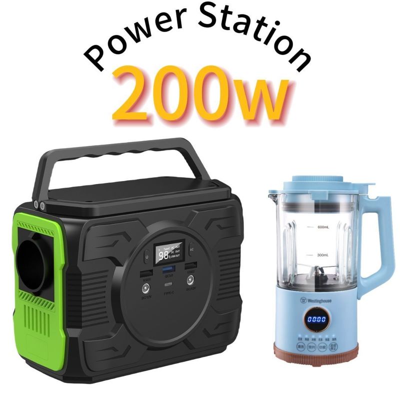 200W/173wh 리?? 배터리 EC5 출력 12V/200-300A의 휴대용 태양광 발전소