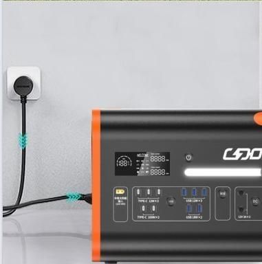 1000W 모바일 발전기 태양전지 충전기 2200W 야외 발전소용 AC 출력 소켓