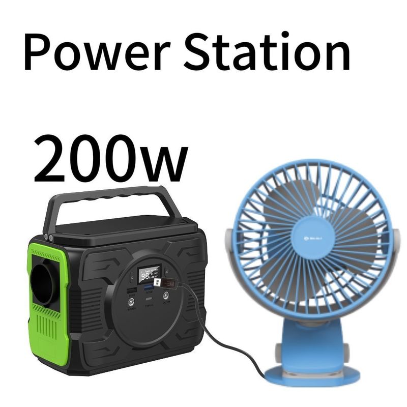 저렴한 가격과 USB1/USB2 수출 5V/2.1A와 함께 200W 야외 이동 전력 발전소