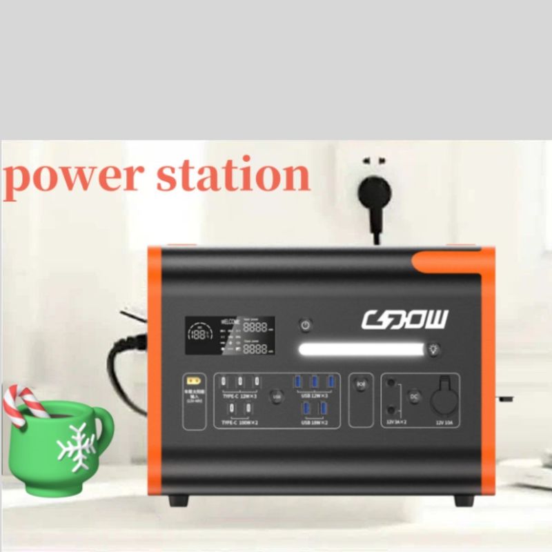 2200W/2048wh 소형 전력 발전소, 방화구와 순수 시노파 인버터