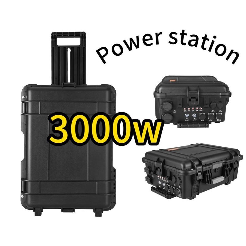 3000W 1000W 리?? 배터리 야외 비상 이동 전력 발전소 CE.Un38.3 인증