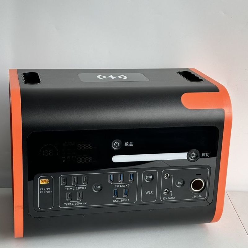 수명 2000 번 600W 가정용 에너지 저장 태양 발전기 2200W 휴대용 발전소
