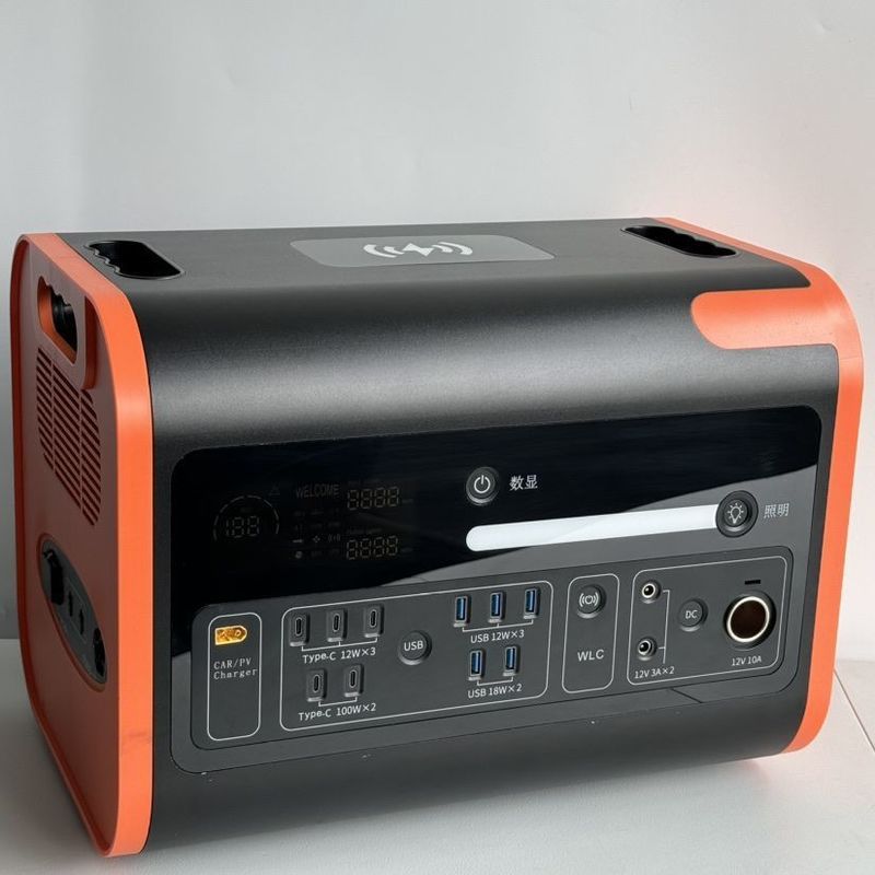110V 220V 태양광 발전소 1000W 2200W 야외에서 끊김 없는 전력 공급