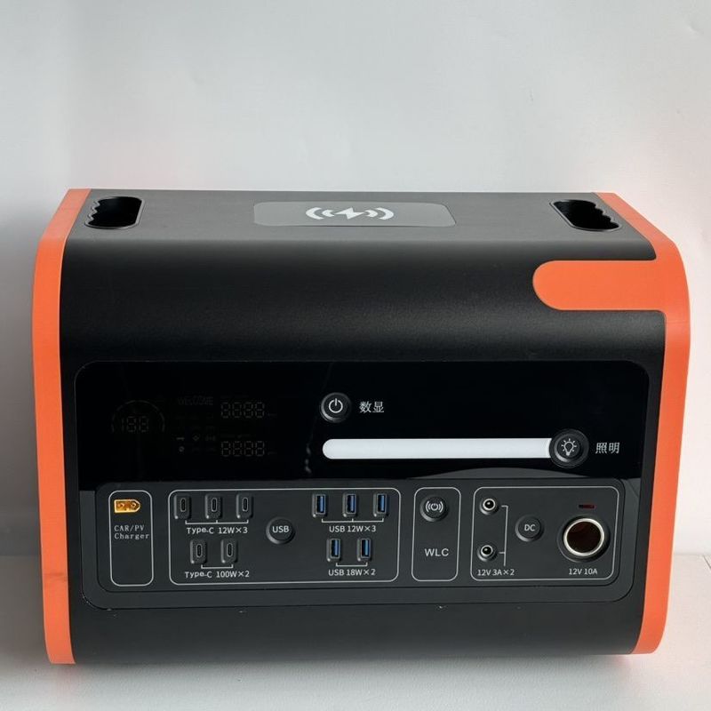 캠핑에 대한 백업 에너지 공급을위한 LiFePO4 2200W AT22 휴대용 태양광 발전소