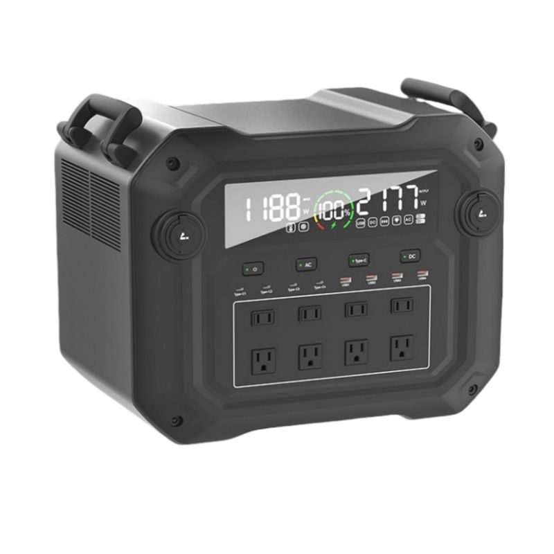 600W 최대 태양 전지 패널 입력 휴대용 전력 태양 전지 발전기 3600Watt 가정 및 야외용