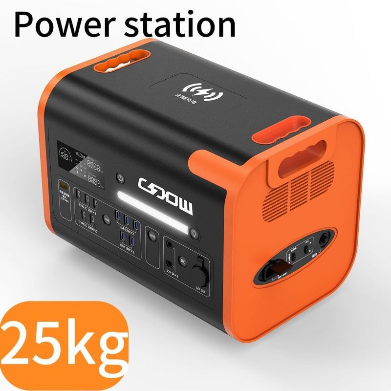 2200W AC DC C형 배터리 백업 전력 비상 휴대용 발전소 사용자 정의
