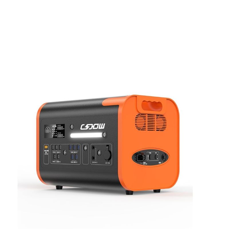 220V±5% AC 출력 전압 대용량 휴대용 발전소 2200W/2048wh/40ah
