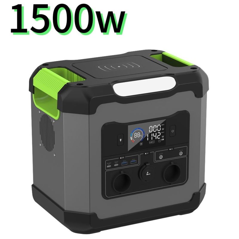 1200W/1500W/2000W 이동 전원 공급 장치 1500W 휴대용 발전소용 AC 출력
