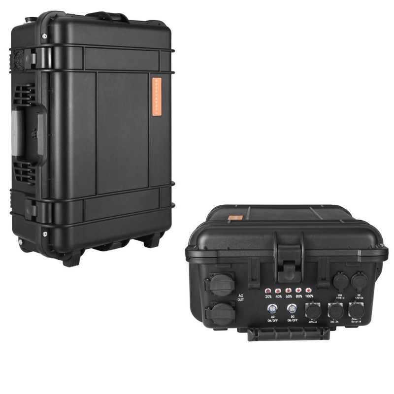휴대용 발전소 110V/220V/3000W/4000W/5000W 블랙 리?? 배터리 비상 CE.Un38.3