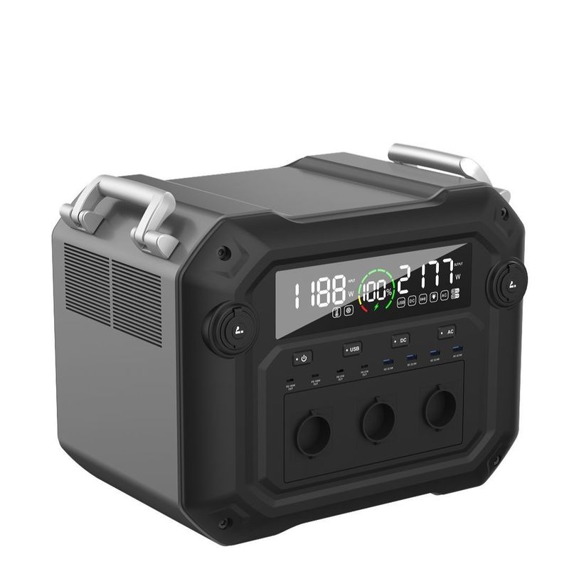 600W 최대 태양 전지 패널 입력 야외 및 비상 상황을위한 LiFePO4 발전소