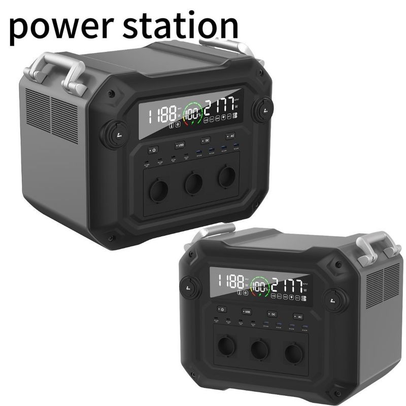 에너지 저장 1200W AC 입력 및 3600W / 3430.4wh 용량으로 휴대용 발전소