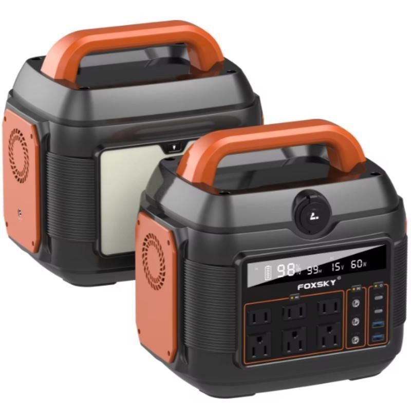 600W/576wh/110V/220V 휴대용 에너지 저장 시스템 AC 출력 220V 50Hz/110V 60Hz