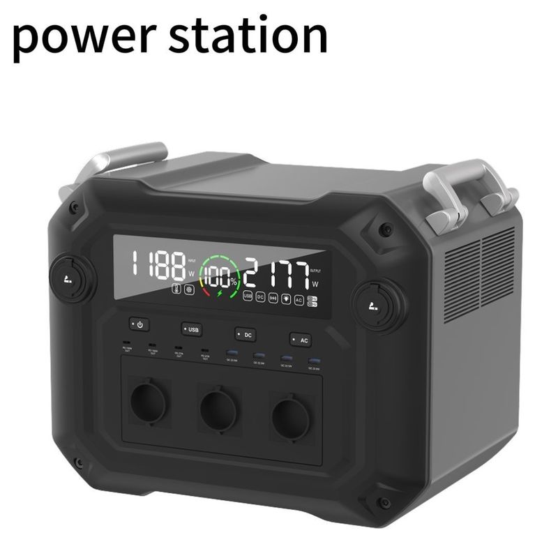 600W 최대 태양 전지 패널 입력 직접 휴대용 전력 발전소 가정 및 야외 캠핑
