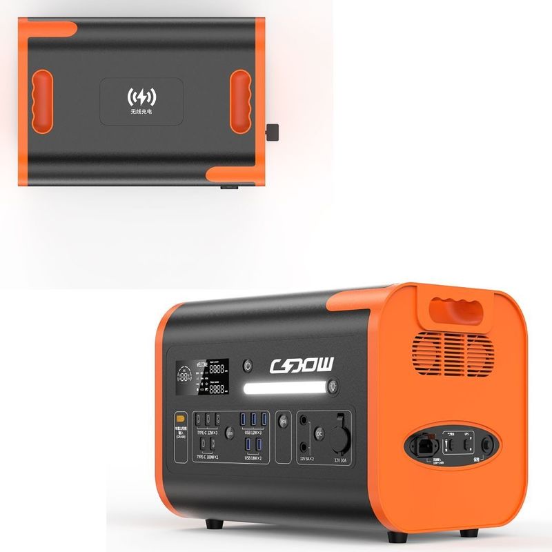 27kg 패키지 총 무게 220V±5% AC 출력 40ah 인버터와 LiFePO4를 갖춘 이동 전력 발전소