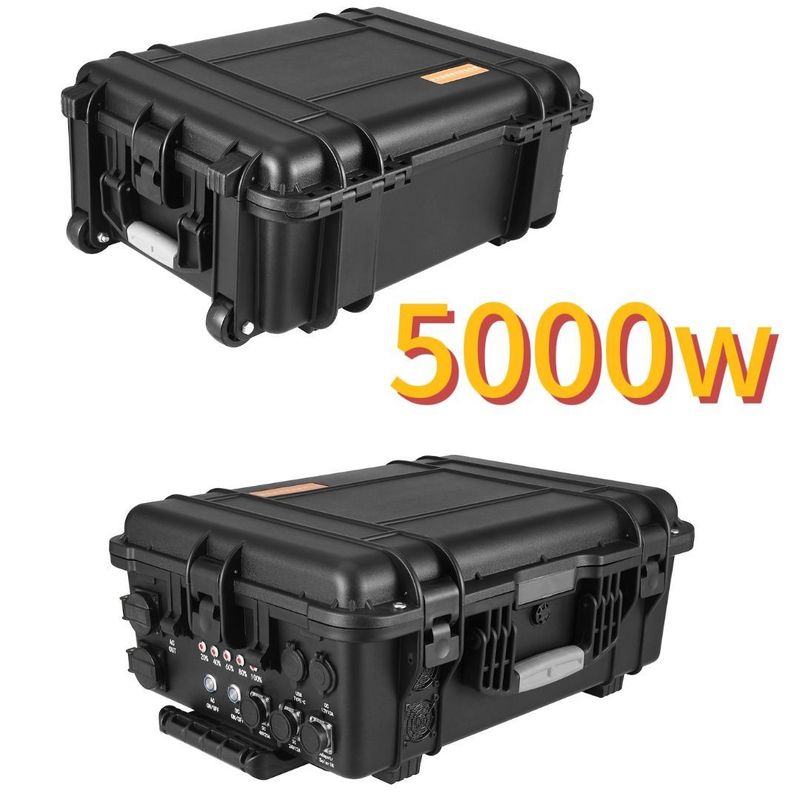 대용량 배터리와 CE.Un38.3 인증을 가진 5000W 휴대용 발전소