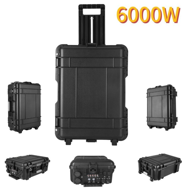 AC 출력 전류 15A 최대 6000W 여행 캠핑 및 비상용 야외 USB 충전기