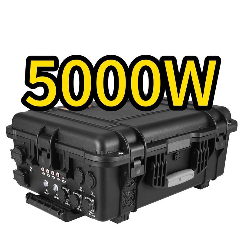 CE.Un38.3 휴대용 발전소용 5000W 리?? 배터리 태양 발전기 인증